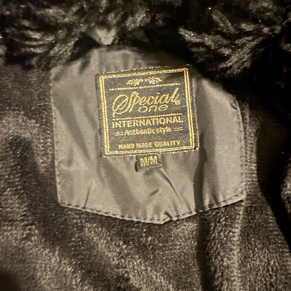 Orsay Originals Black Quilted Puffer Jacket Faux Fur Lined - Picture 5 of 5